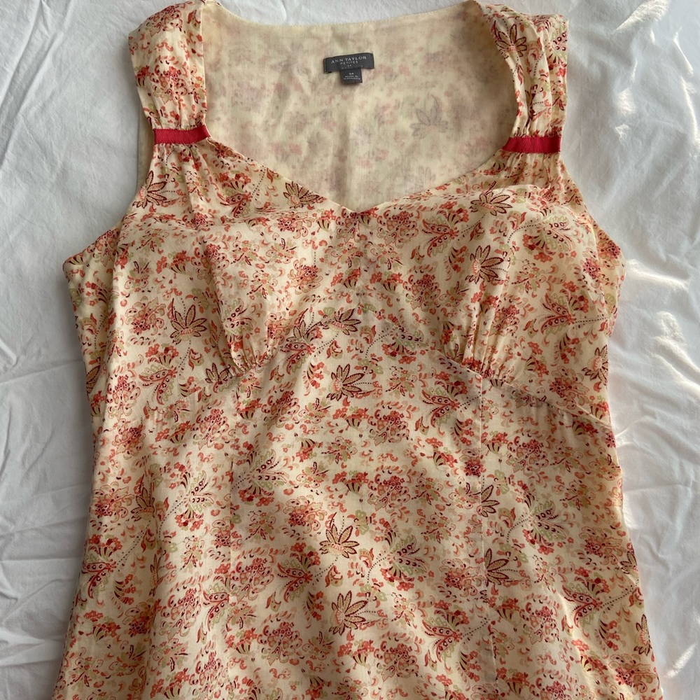 Ann Taylor Petites zippered & lined shirt. Size 2P